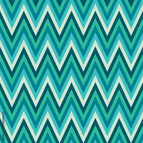 Zigzag pink grey and green
