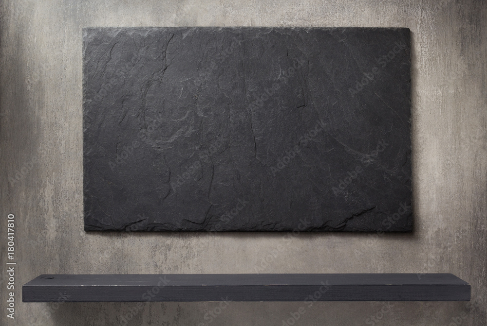 slate stone and grey wall background Stock Photo | Adobe Stock