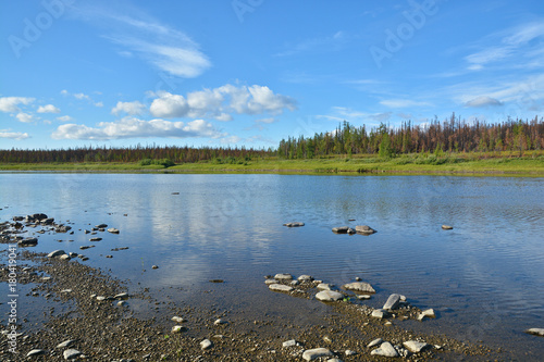 The Sob River in the Polar Urals.