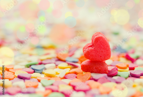 Valentines day colorful background