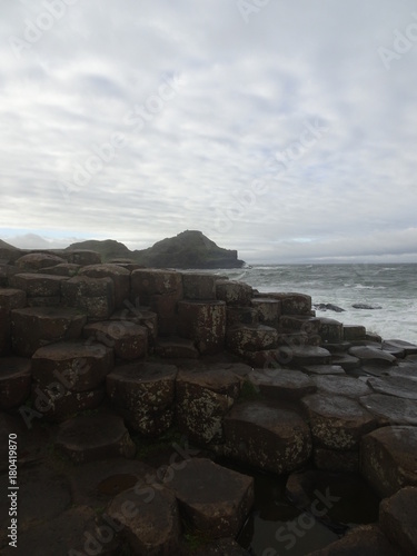 The Giants Causeway in the north of Ireland near Belfast