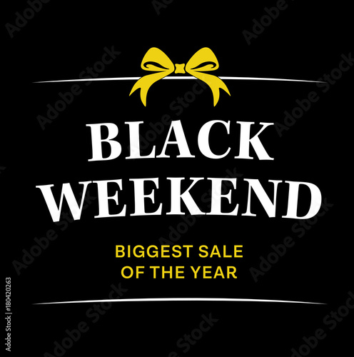 Black Friday Sale, Black weekend Sale Poster, banner with gold elements - Vector Illustration vol. 32