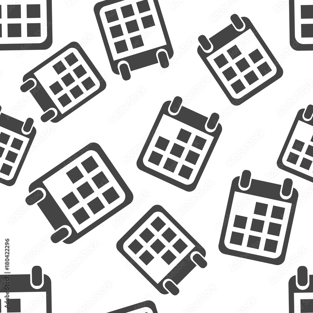Calendar agenda seamless pattern background icon. Business flat vector illustration. Calendar sign symbol pattern. Calendar agenda seamless pattern background icon. Business flat vector illustration. Calendar sign symbol pattern.