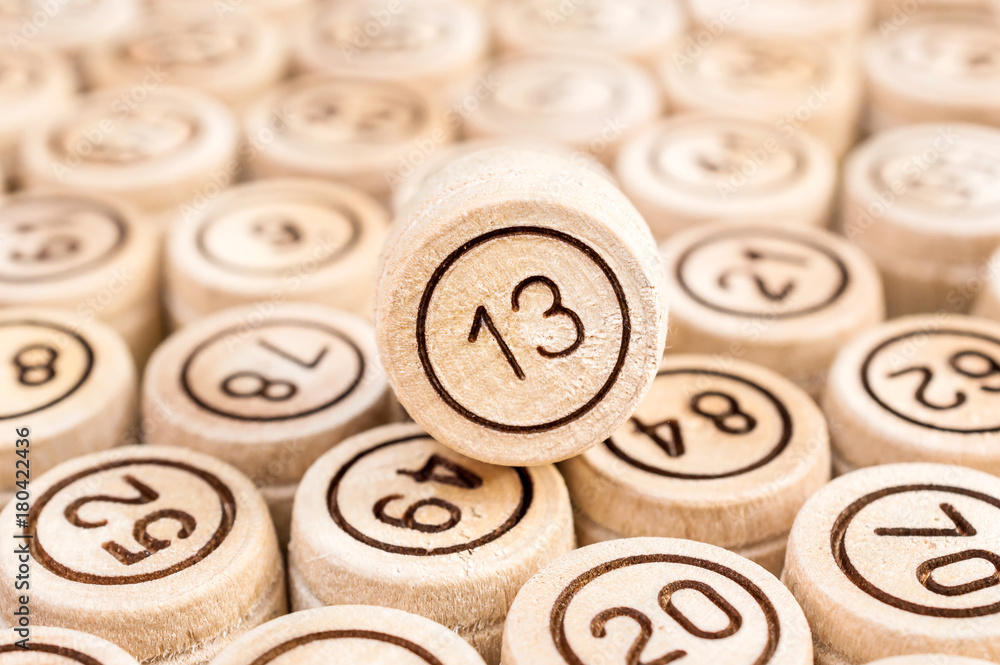 Wooden kegs of lotto as game abstract background. Wooden kegs of lotto as game abstract background.