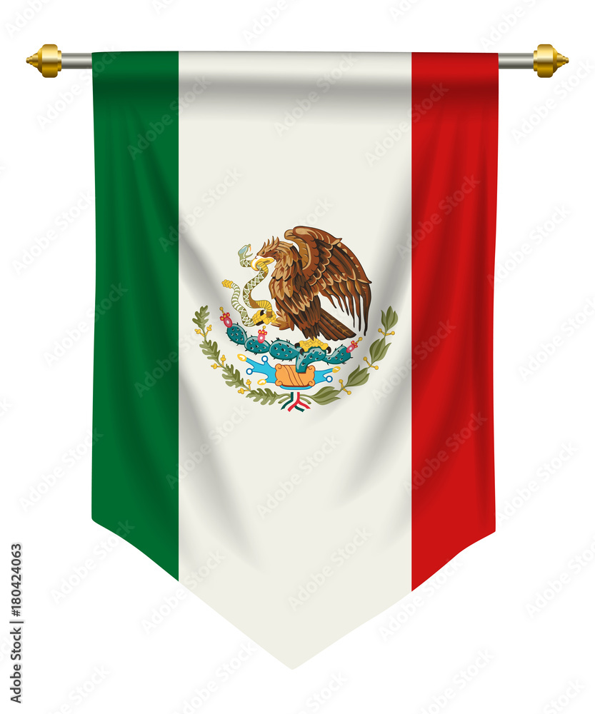 Naklejka premium Mexico Pennant