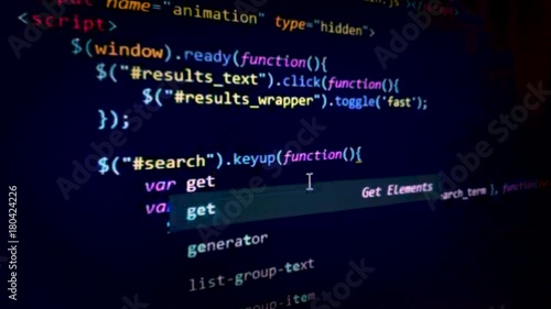 Computer Screen Web Code