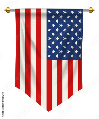 United States Of America Pennant