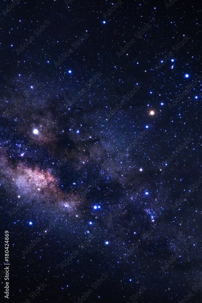 Fototapeta premium Milky way galaxy with stars and space dust in the universe