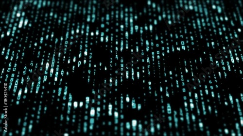 Wallpaper Mural ascending and descending numbers. cinematic background. seamless loop. Torontodigital.ca