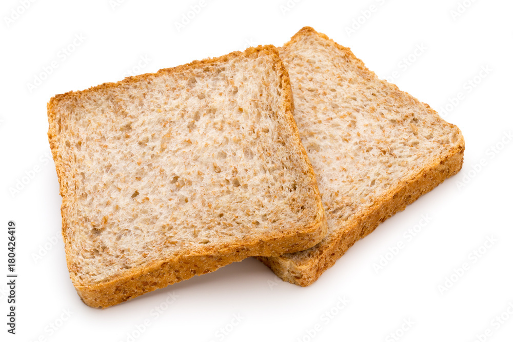 Toast bread isolated on the white background. Toast bread isolated on the white background.