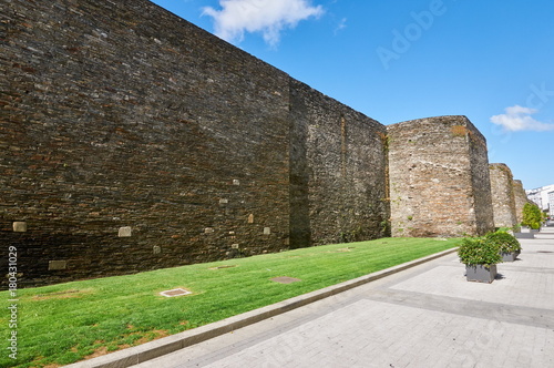 The Roman wall of Lugo (Galicia, Spain)