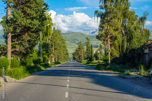Road to the mountains, Karakol, Kyrgyzstan