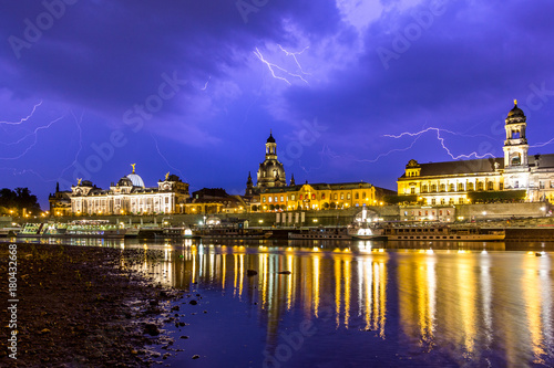 Gewitter über Dresden