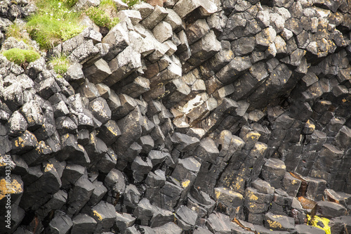  basalto en la cueva de Fingal en la isla de Staffa en Escocia. photo