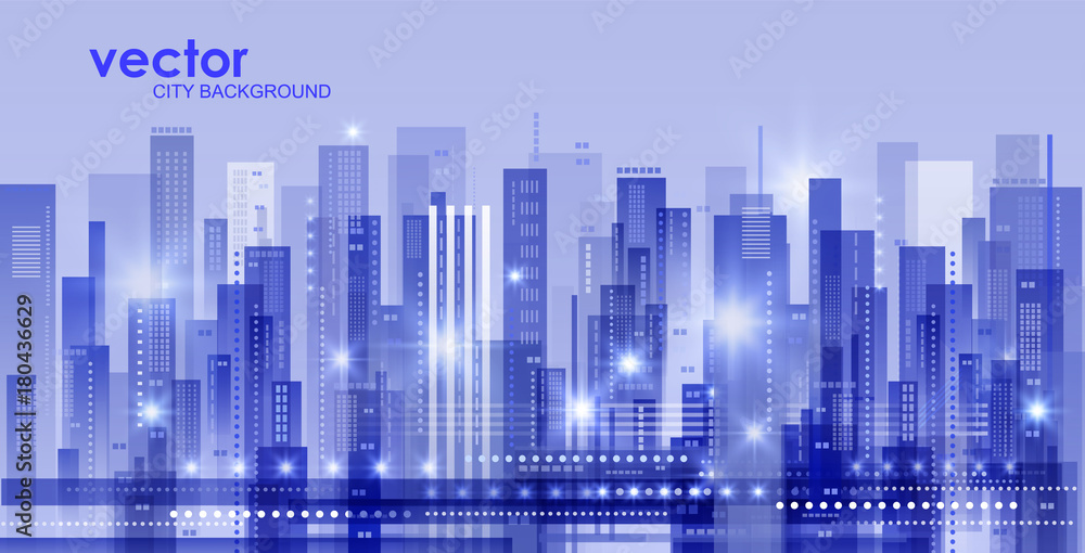 Night city background