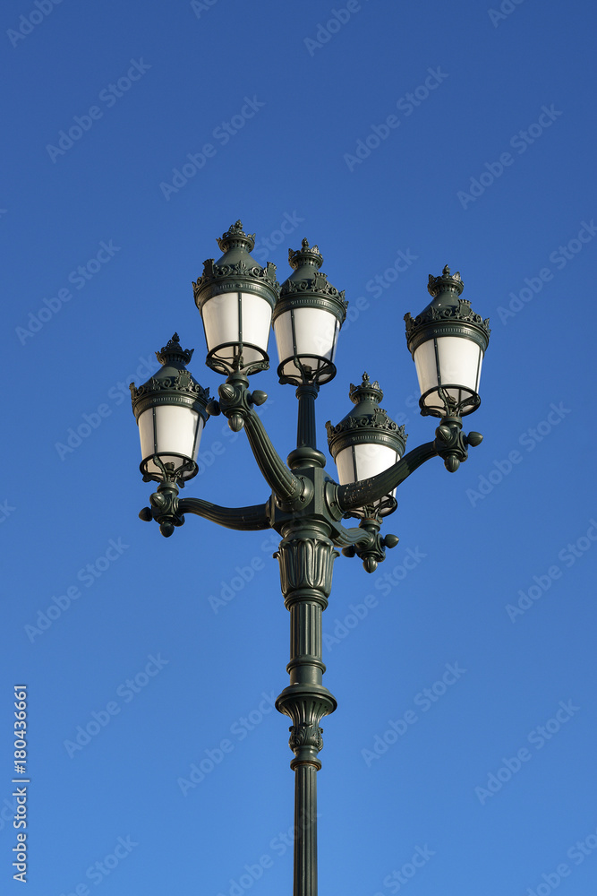 Charming traditional street lamp, Monte Carlo, Monaco