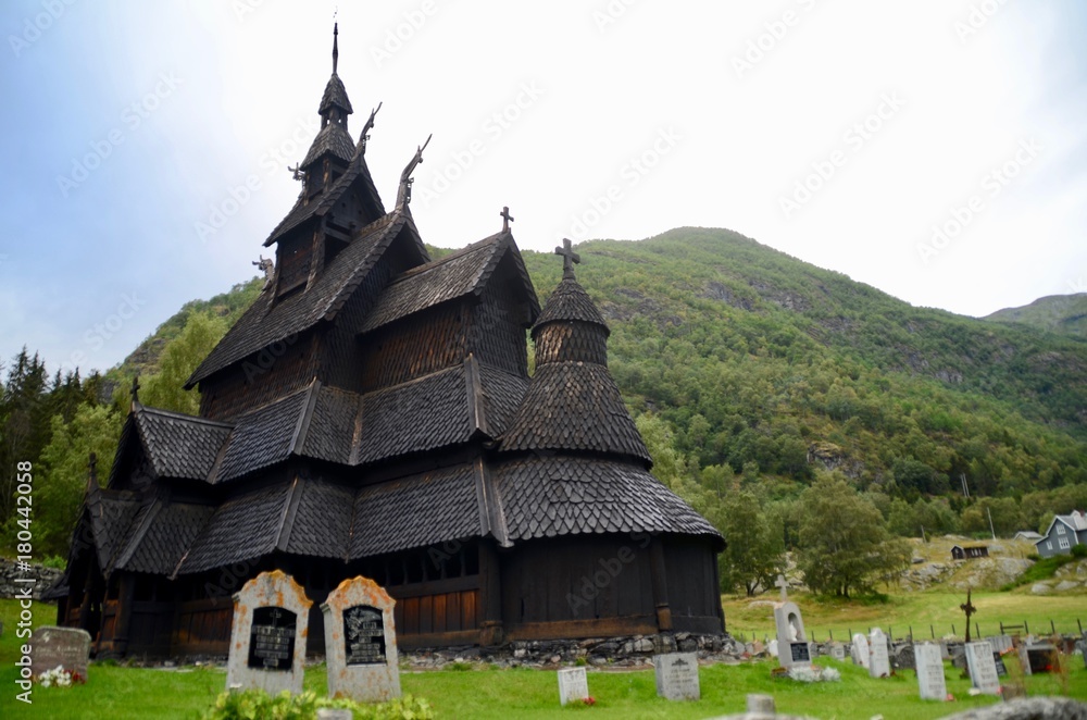 北欧 ノルウェー ボルグンド スターブ教会 夏 Northern Europe Norway Borgund Stave church summer 北欧 ノルウェー ボルグンド スターブ教会 夏 Northern Europe Norway Borgund Stave church summer