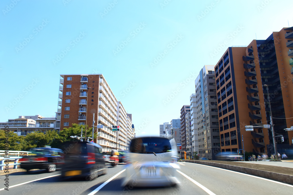 Traffic in Tokyo