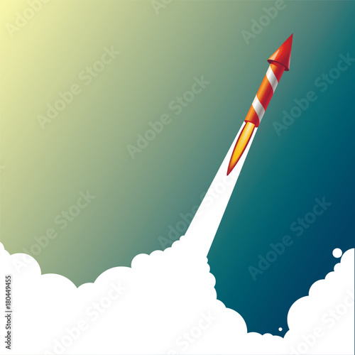 Firework rocket launch