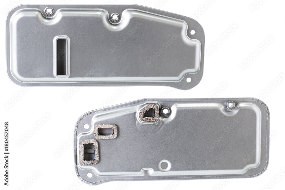 Fototapeta premium oil filter (strainer) in an automatic transmission. horizontal arrangement of the picture