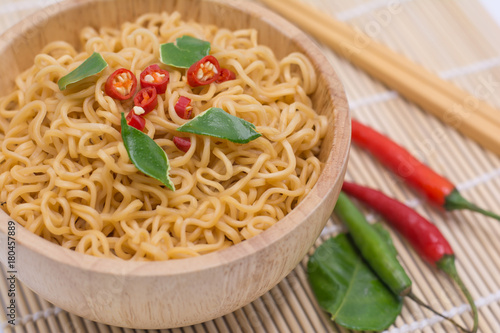 Delicious Tom Yum spicy noodle.