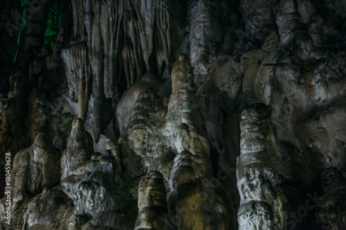 Mystery cave tunnel underground  limestone geologic