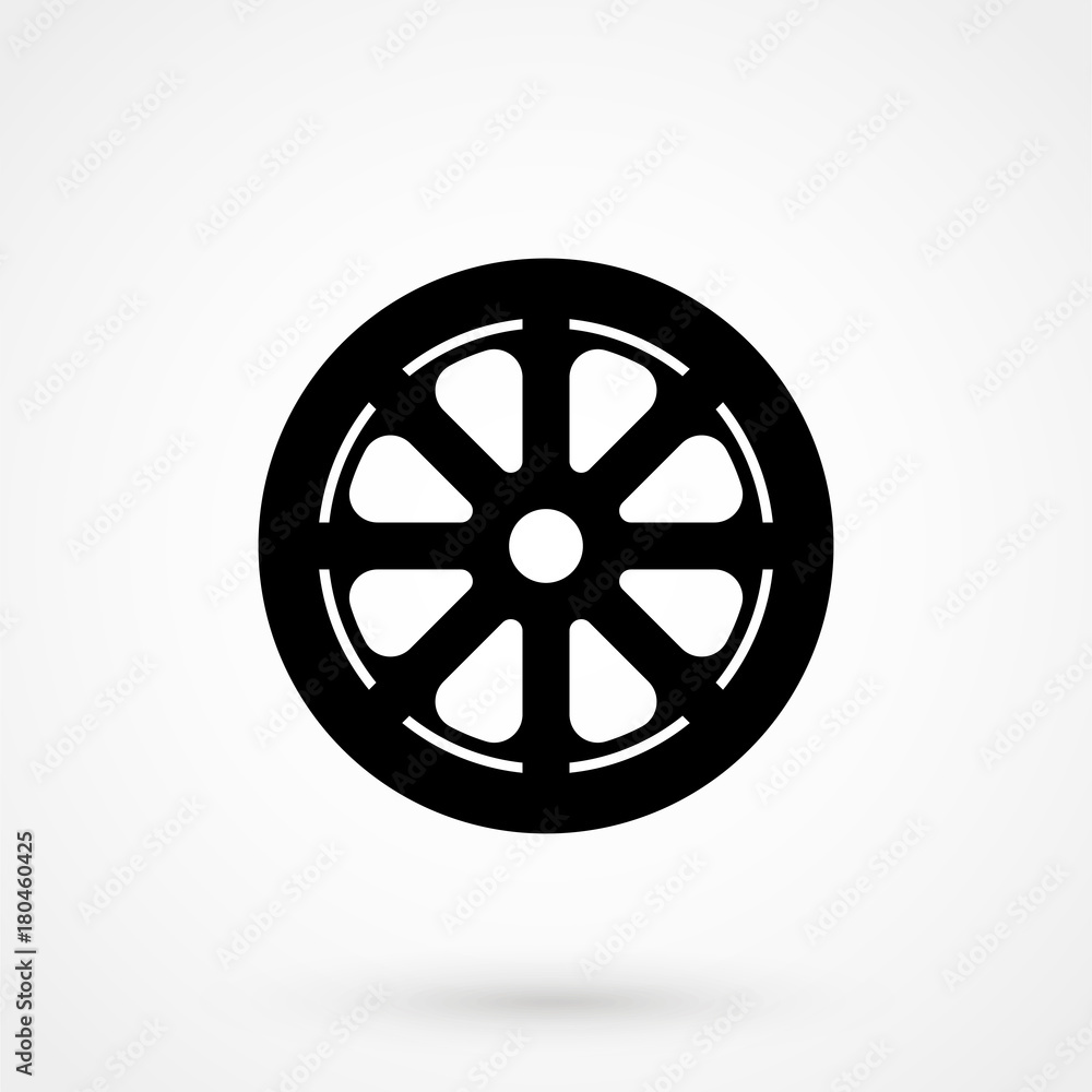 Car wheel icon Car wheel icon
