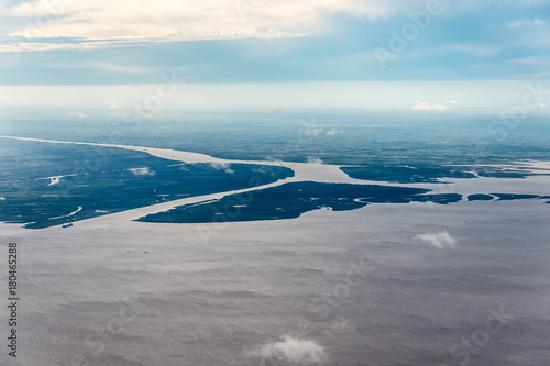 Parana river delta in Argentina.