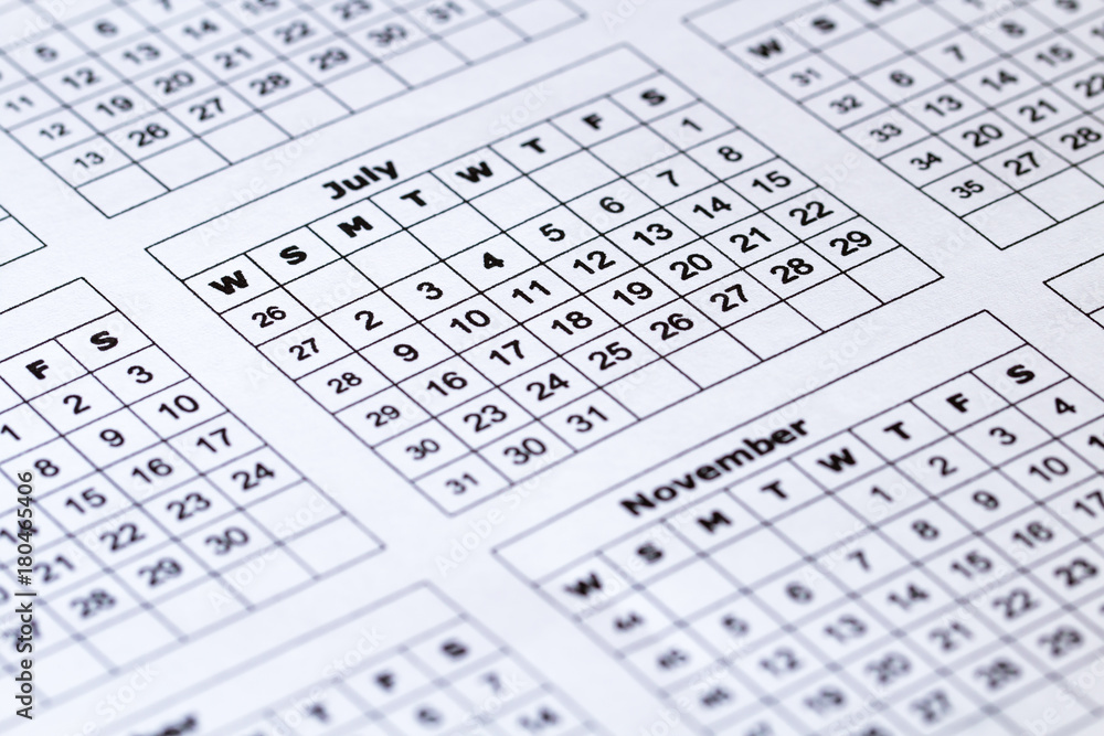 Calendar macro view. Nice original wallpaper for you desktop Calendar macro view. Nice original wallpaper for you desktop
