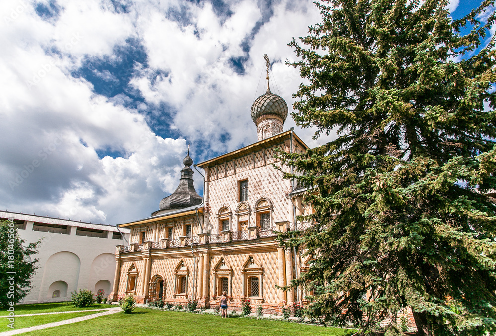 Obraz premium Uspenskiy Cathedral orthodox in Rostov