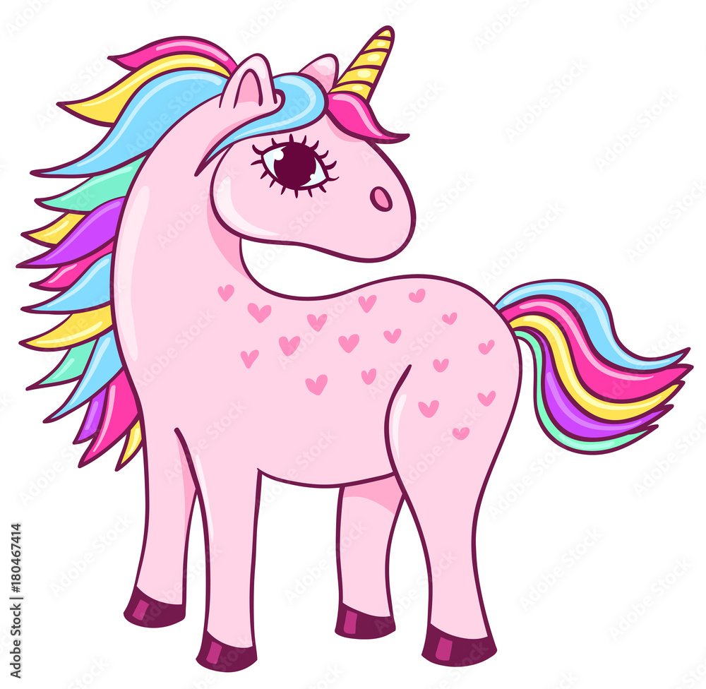 Fototapeta premium Cute unicorn