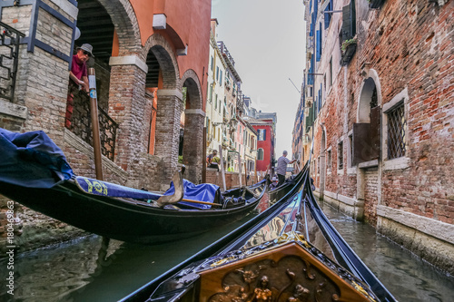 Gondolas of Venice Italy