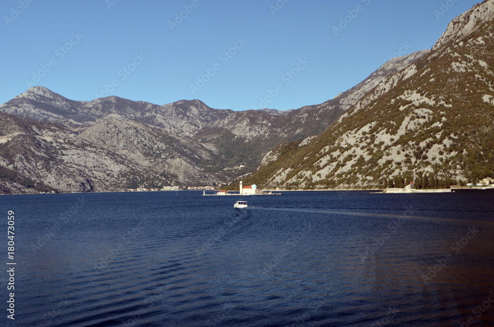 in der Bucht von Kotor
