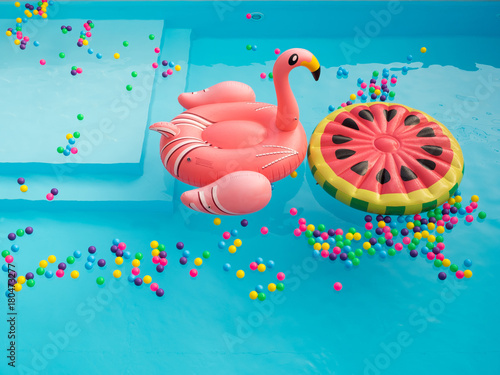 Pool Floaties colorful