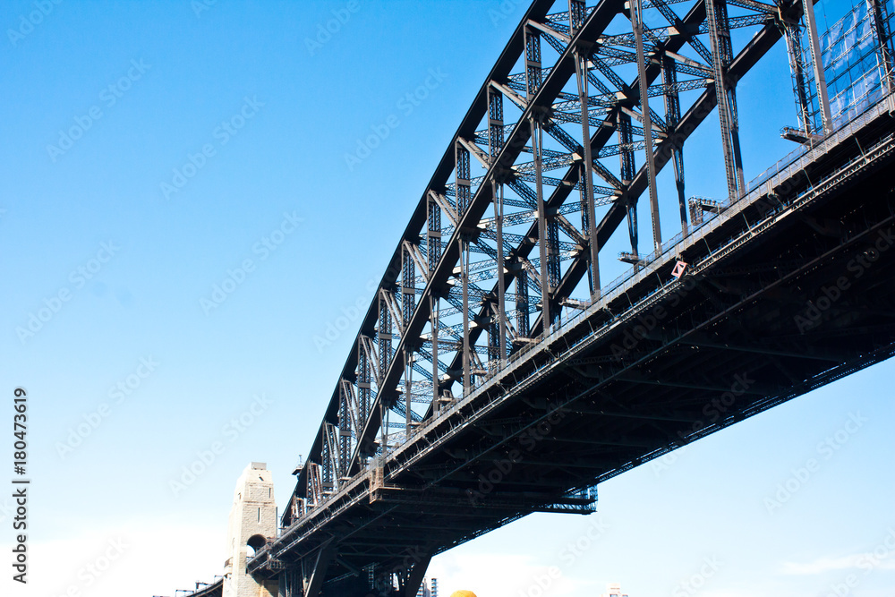 Fototapeta premium Sydney Harbour Bridge in Perspektive