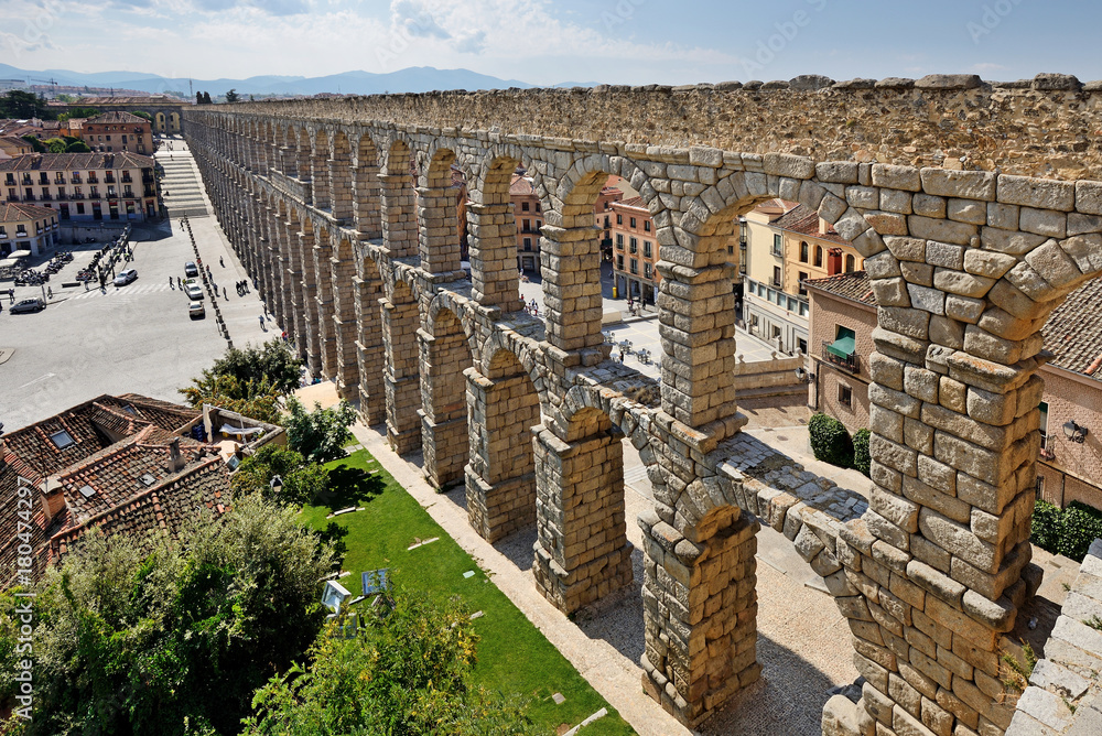 Obraz premium Aqueduct of Segovia, Spain
