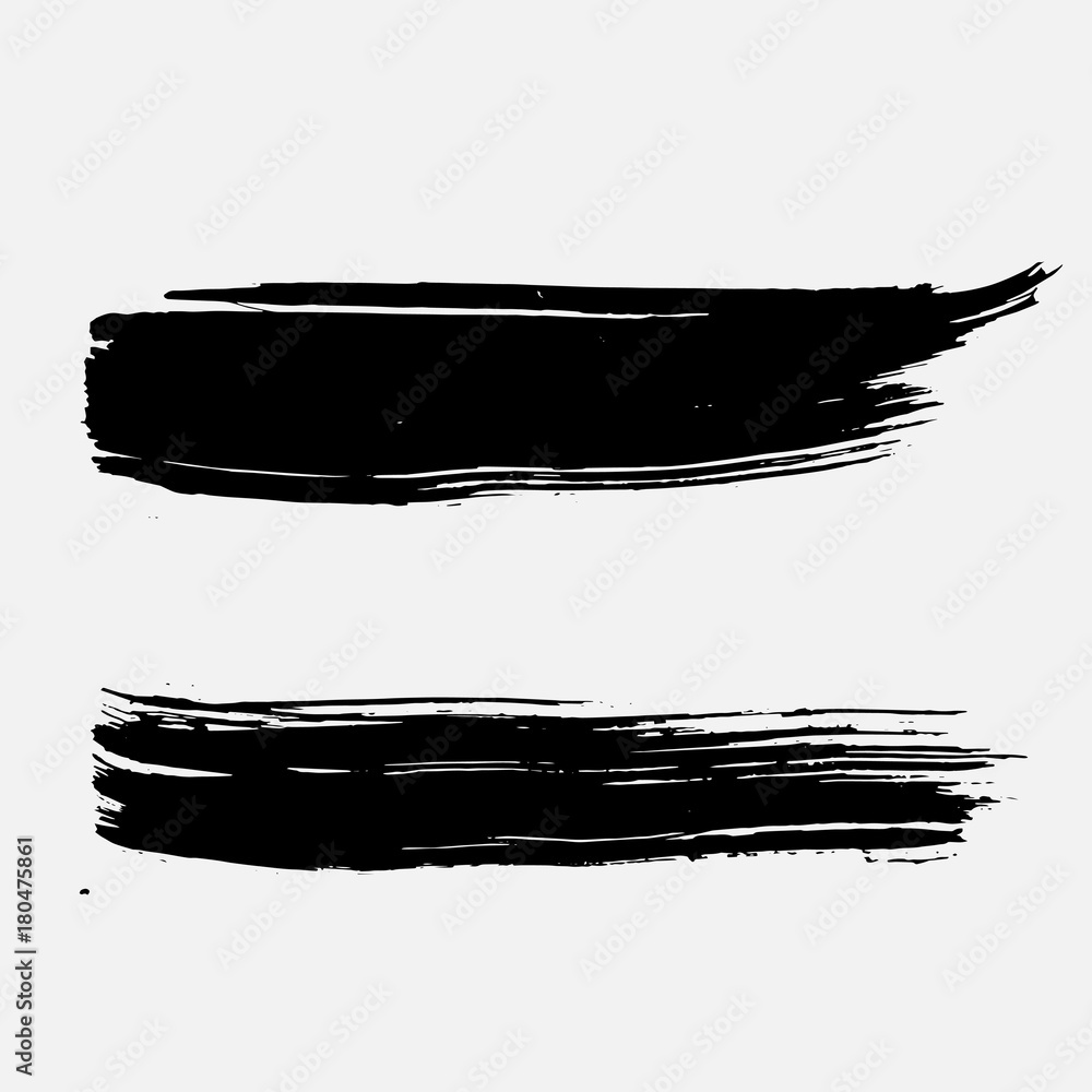 Brush strokes ink texture Brush strokes ink texture