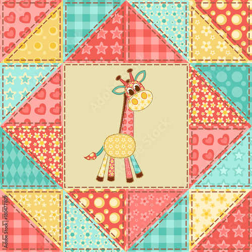 Giraffe quilt pattern