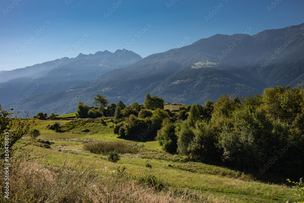 Landschaft Norditalien, Addatal