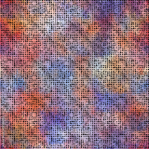 Seamless background pattern. Imitation of a texture of rough canvas with grunge abstract texture.