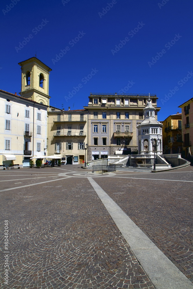 Piazza della Bollente di Acqui Terme Alessandria Piemonte Italia Italy