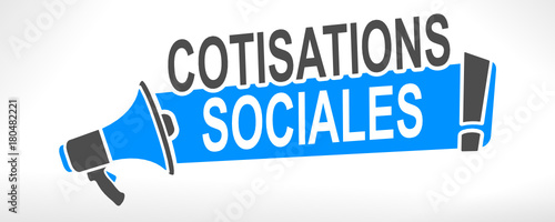 cotisations sociales sur mégaphone