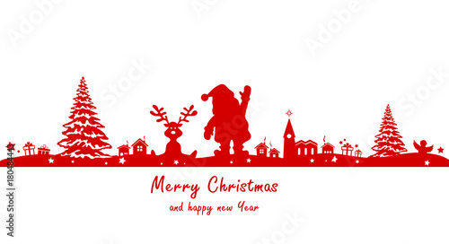 Weihnachten Silhouette