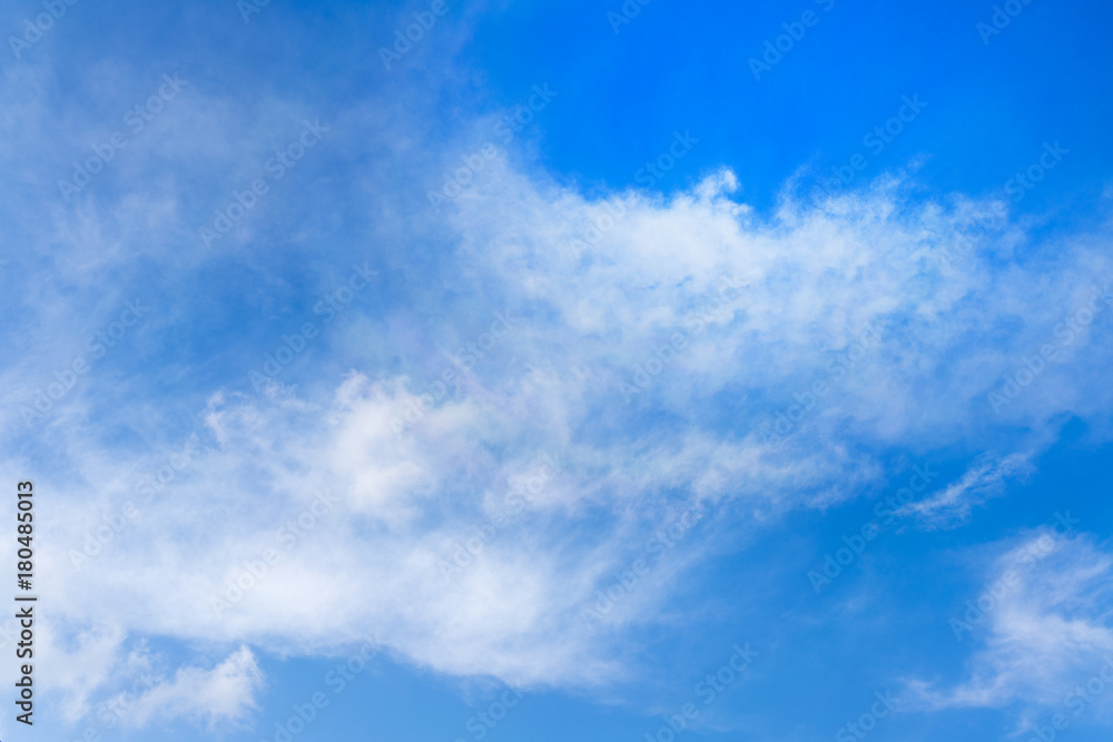 Fototapeta premium Blue sky with white clouds