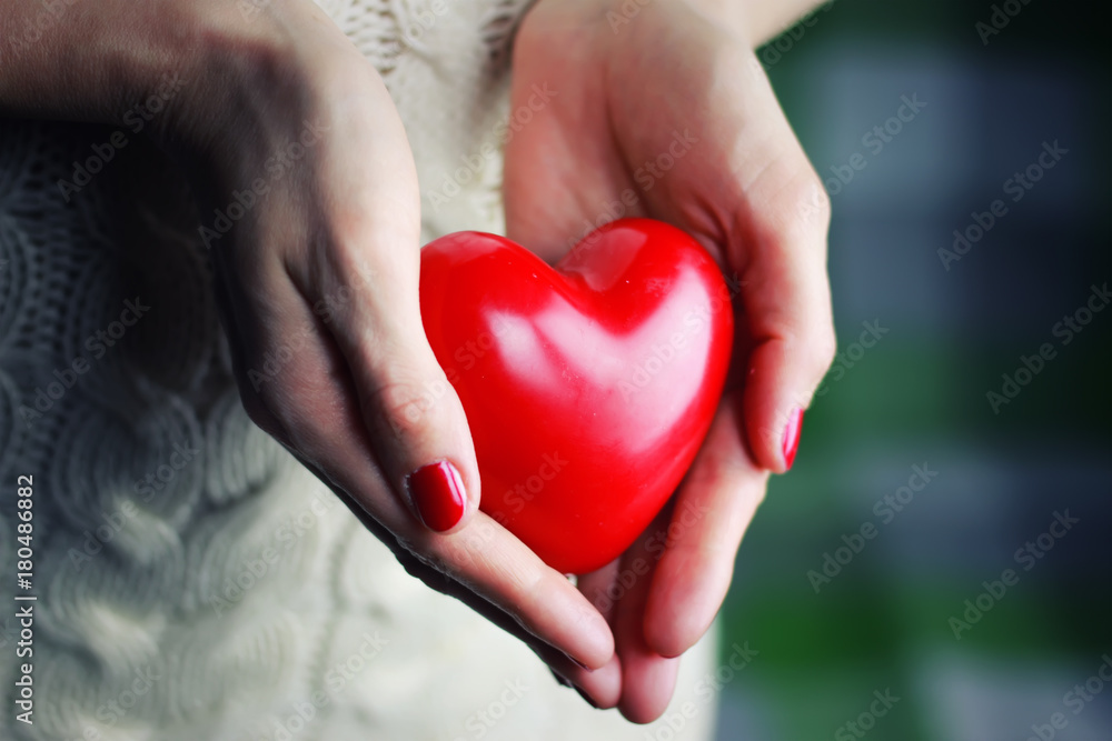 female hand valentine heart female hand valentine heart