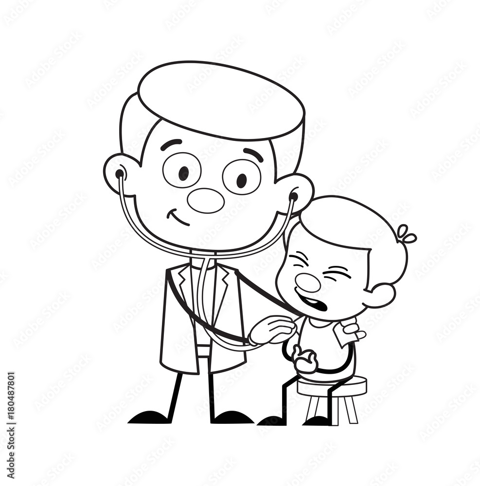 One Continuous Line Drawing Of Young Male Doctor Giving Consultation  Session To Female Patient While Reading Medical Record. Hospital Health  Care Concept Single Line Draw Design Vector Illustration Royalty Free SVG,  Cliparts,