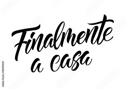 Finalmente a Casa Lettering
