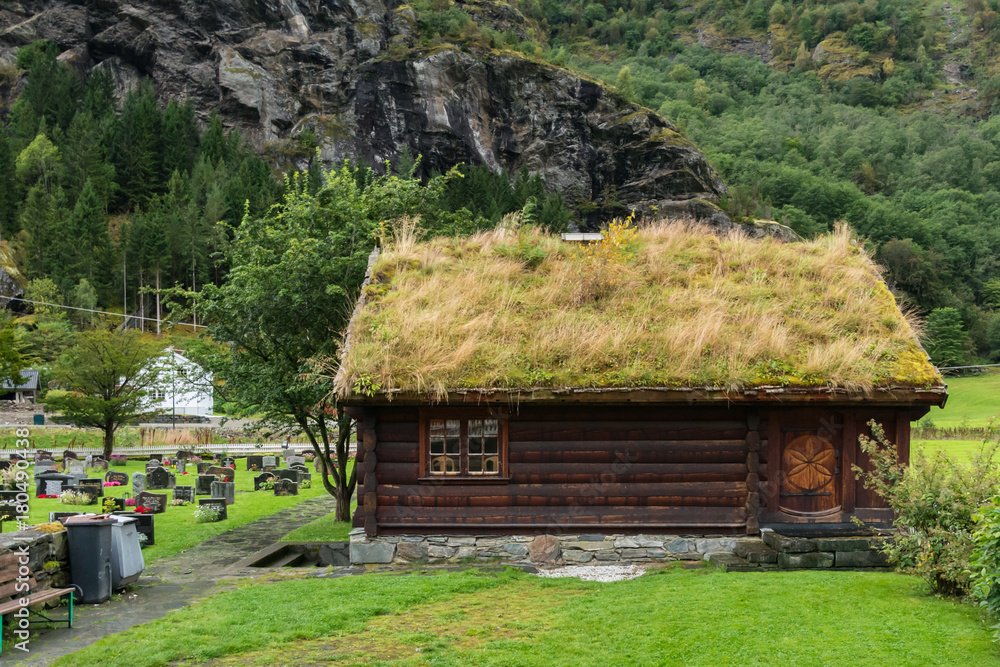 Village of Flam in Norway