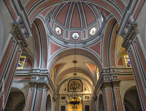 Intérieur d'église à Ronda, Andalousie, Espagne