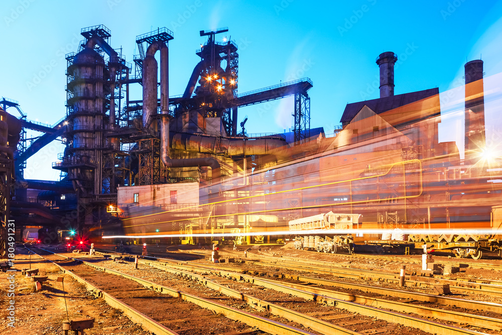 Fototapeta premium Metallurgical plant